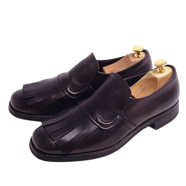 PRADA(プラダ)のプラダ PRADA レザーシューズ キルト カーフレザー 革靴 メンズ イタリア製 7 1/2(26.5cm相当) ブラック メンズの靴/シューズ(ドレス/ビジネス)の商品写真
