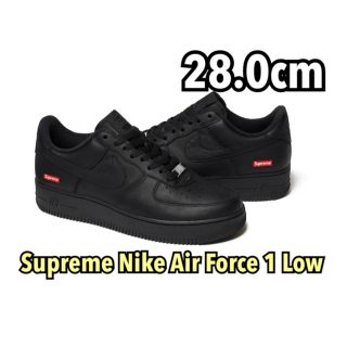 シュプリーム(Supreme)のNike Air Force 1 Supreme black 28cm(スニーカー)