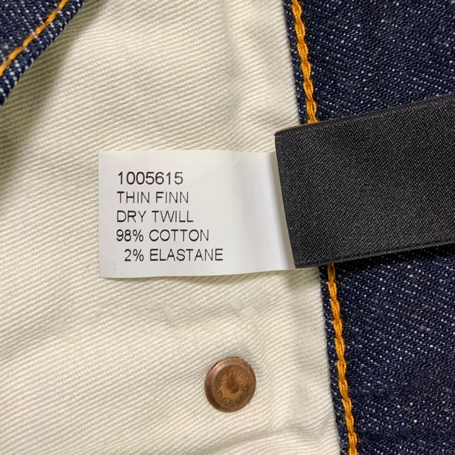 Nudie Jeans(ヌーディジーンズ)の最終値下！美品！ nudie jeans THIN FINN  W32インチ メンズのパンツ(デニム/ジーンズ)の商品写真