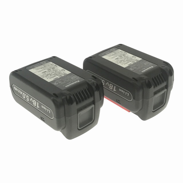☆未使用品2個セット☆ Panasonic パナソニック 18V 5.0Ah リチウムイオン電池パック EZ9L54 LJタイプ リチュウムイオンバッテリー 69651