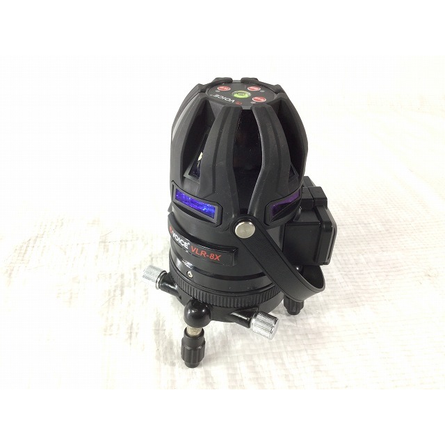 VOICE ヴォイス フルライン レッドレーザー墨出器 VLR-8X 本体+ACアダプター+ケース付 レーザー墨出し器 69587