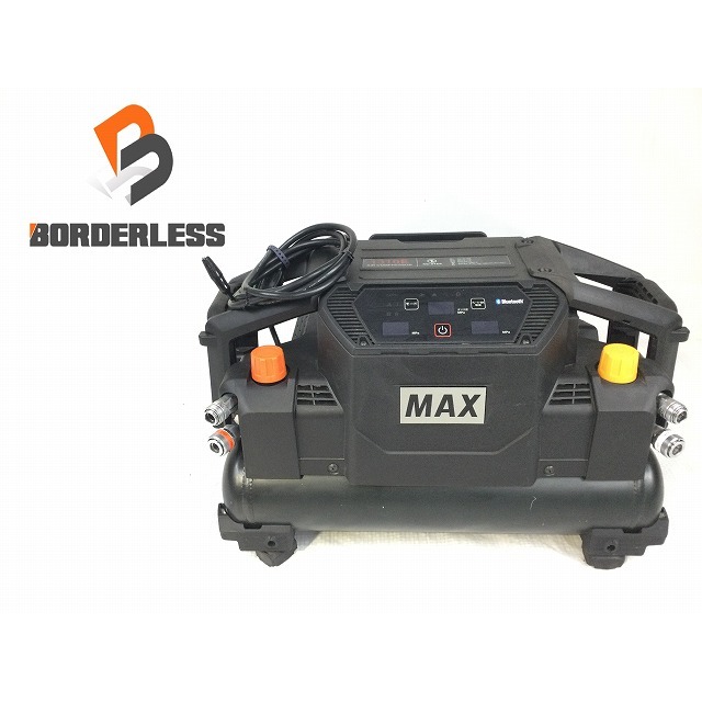 ☆比較的綺麗 最新型☆MAX マックス 常圧/高圧 スーパーエアコンプレッサー AK-HL1310E 黒/ブラック エアーコンプレッサー 69306