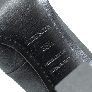 エルメス 靴 パンプス 約22.5cm ハイヒール ブラック JJS01736