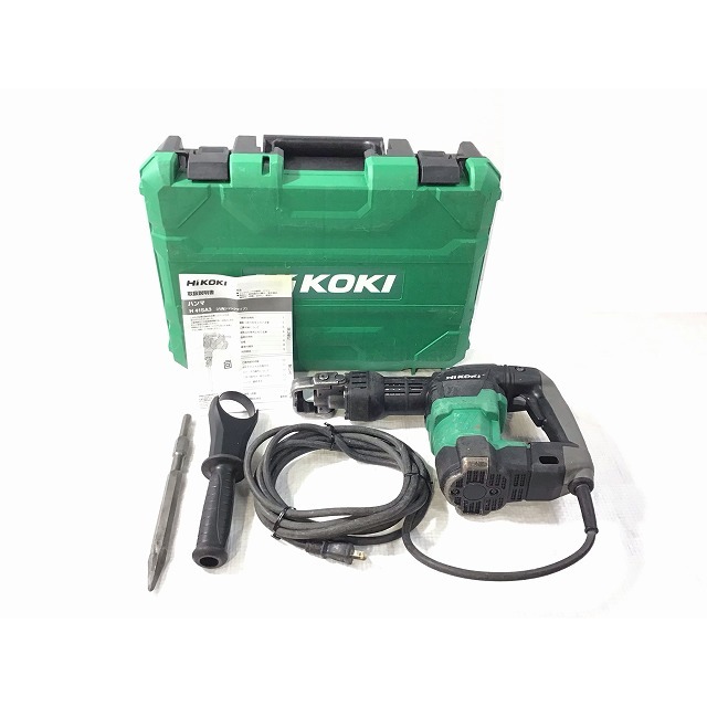 日立 - ☆中古品☆HiKOKI ハイコーキ 100V ハンマ H41SA4 ケース 日立 - ☆中古品☆HiKOKI ハイコーキ 100V ハンマ H41SA4 ケース