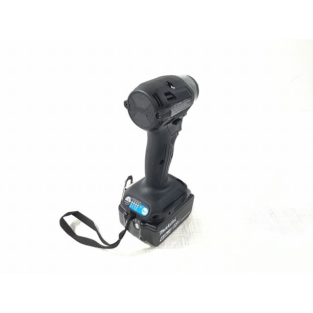 ☆未使用品☆makita マキタ 18V 充電式インパクトドライバ TD173DRGXB 黒/ブラック バッテリー2個(18V 6.0Ah) 充電器 ケース付 74965