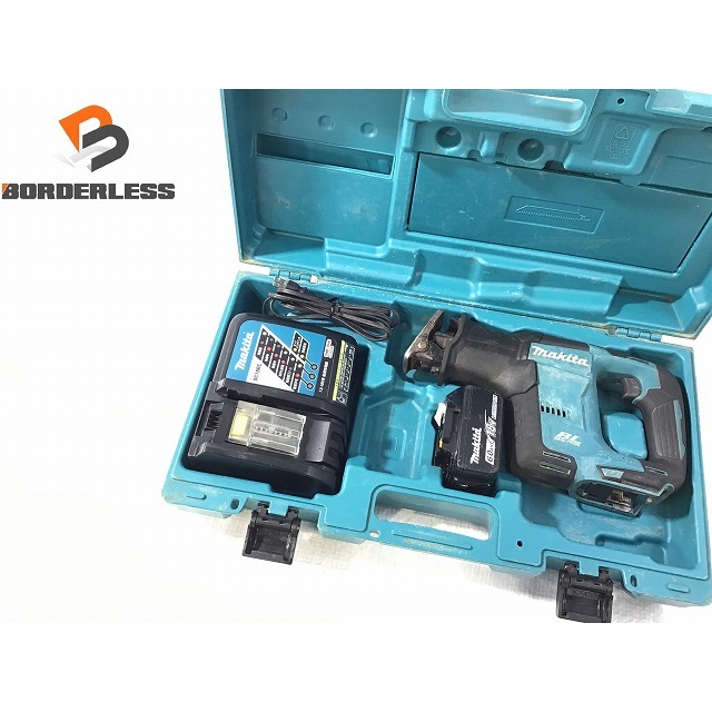 ☆中古品☆makita マキタ 18V 充電式レシプロソー JR188D バッテリー1個(18V 6.0Ah) 充電器 ケース付き  セーバーソー/セーバソー 69175 即日発送 49.0%割引