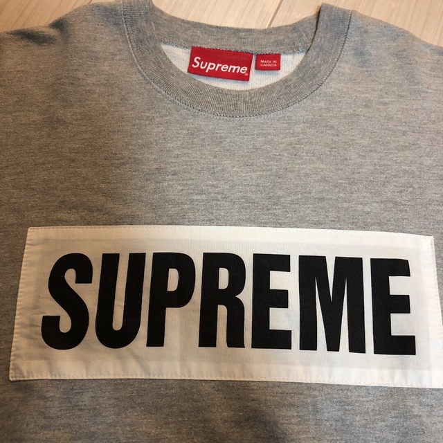 14SS Supreme Marathon Crewneck Sweat S