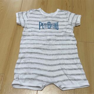 プチバトー(PETIT BATEAU)のプチバトー　カバーオール　80センチ　美品(カバーオール)