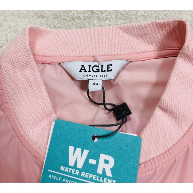 AIGLE(エーグル)のAIGLE エーグル　撥水レインボジャケット　Lサイズ レディースのジャケット/アウター(ナイロンジャケット)の商品写真