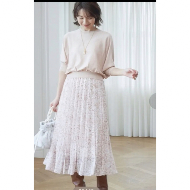 ANAYI(アナイ)のANAYI 2022【美品】レオパードプリントプリーツスカート レディースのスカート(ロングスカート)の商品写真