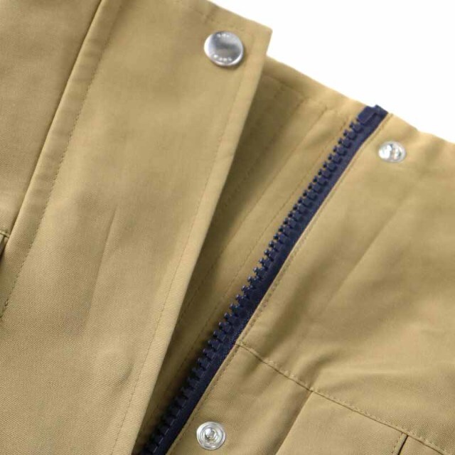 sacai - サカイ 22SS Grosgrain Mix Dress 2 M ベージュ 茶の通販 by