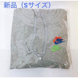 ナイキ(NIKE)の【新品・Sサイズ】NIKE ジャージ パーカー スポーツウェア フード付 グレー(スウェット)