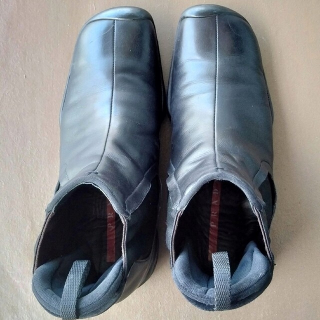 PRADA(プラダ)のPRADA サイドゴア ショートブーツ メンズの靴/シューズ(ブーツ)の商品写真