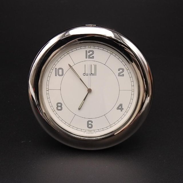 美品【正規品】【稼働確認済み】アルフレッド ダンヒル テーブルクロック 置時計
