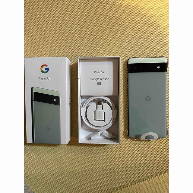 Google Pixel(グーグルピクセル)のGoogle pixel 6a 128gb  sage スマホ/家電/カメラのスマホ/家電/カメラ その他(その他)の商品写真