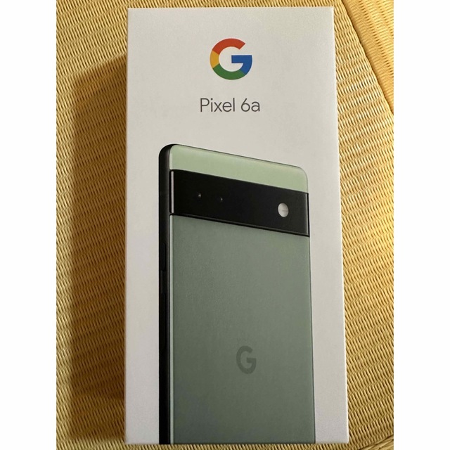 Google Pixel(グーグルピクセル)のGoogle pixel 6a 128gb  sage スマホ/家電/カメラのスマホ/家電/カメラ その他(その他)の商品写真