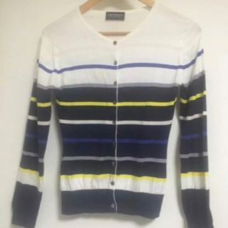 ジョンスメドレー(JOHN SMEDLEY)のJOHN SMEDLEY ボーダー カーディガン(カーディガン)