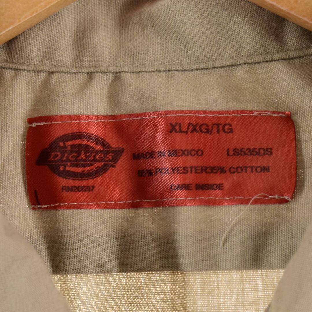 Dickies(ディッキーズ)の古着 ディッキーズ Dickies 半袖 ワークシャツ メンズXXL /eaa327823 メンズのトップス(シャツ)の商品写真