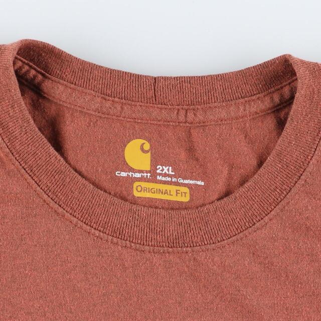 ビッグサイズ カーハート Carhartt ORIGINAL FIT 半袖 ポケットTシャツ メンズXXXL /eaa324432