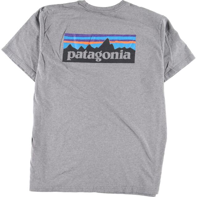 古着 16年製 パタゴニア Patagonia REGULAR FIT 38906SP16 両面プリント 半袖 プリントTシャツ メンズL  /eaa324431