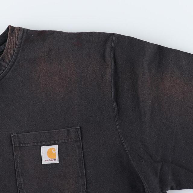 ビッグサイズ カーハート Carhartt ORIGINAL FIT ヘンリーネック 半袖 ポケットTシャツ メンズXXL /eaa324437