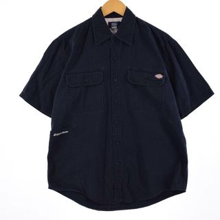 ディッキーズ(Dickies)の古着 ディッキーズ Dickies 半袖 ワークシャツ メンズM /eaa326830(シャツ)