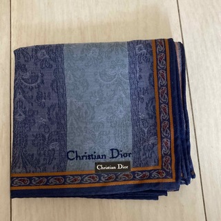 クリスチャンディオール(Christian Dior)の紳士用ハンカチ　Dior 新品未使用(ハンカチ/ポケットチーフ)