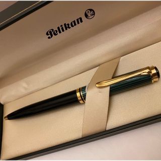 ペリカン(Pelikan)のペリカン　ボールペン　K600 緑縞　ツイスト式(ペン/マーカー)