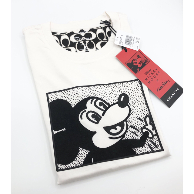 COACH Tシャツ 大人気 ディズニー ミッキーマウスXキースヘリング 新品