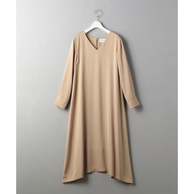 BEAUTY&YOUTH UNITED ARROWS - サテンAラインドレス ワンピース BEAUTY&YOUTH UNITED ARROWS - サテンAラインドレス ワンピース