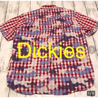 【Dickies】ディッキーズ　ギンガムシャツ　Lサイズ(シャツ/ブラウス(半袖/袖なし))