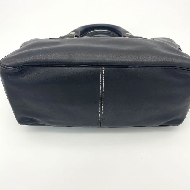 美品】CELINE セリーヌ ブギーバッグ レザー ハンドバッグ ブラック 黒