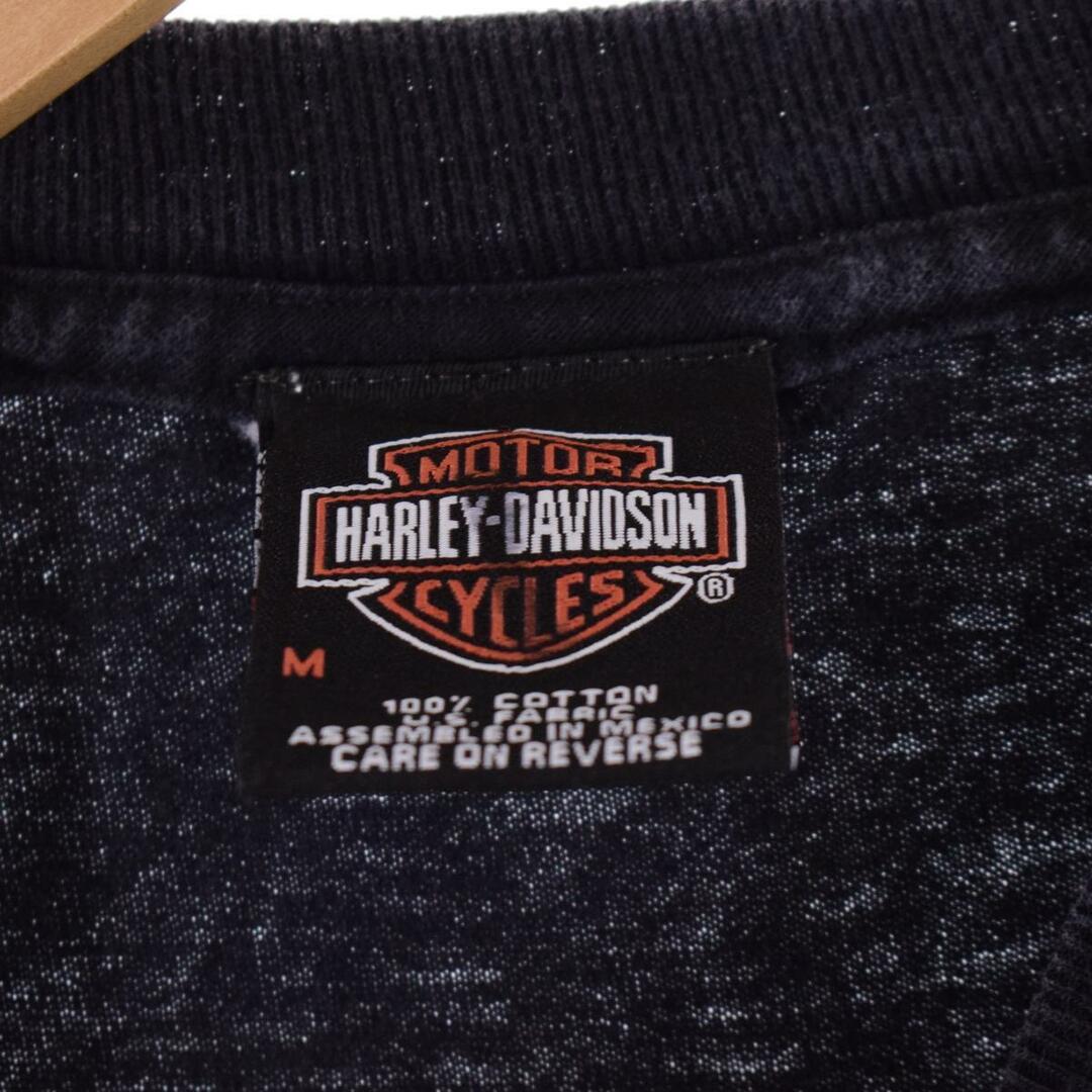 【vintage】90s HARLEY DAVIDSON Tシャツ　両面　総柄