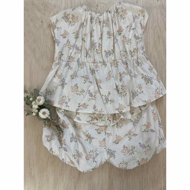 tete a tete(テータテート)の【美品】テータテート　花柄セットアップ キッズ/ベビー/マタニティのキッズ服女の子用(90cm~)(その他)の商品写真