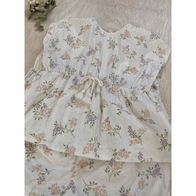 tete a tete(テータテート)の【美品】テータテート　花柄セットアップ キッズ/ベビー/マタニティのキッズ服女の子用(90cm~)(その他)の商品写真