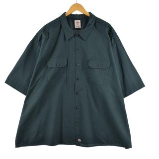 ディッキーズ(Dickies)の古着 ディッキーズ Dickies 半袖 ワークシャツ フリーサイズ /eaa311497(シャツ)