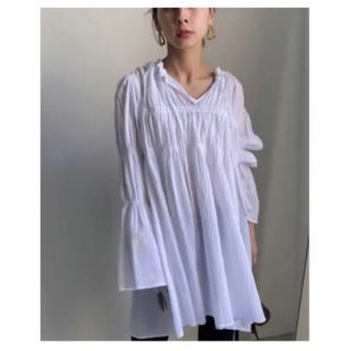 アメリヴィンテージ(Ameri VINTAGE)のAmeri VINTAGE♡ DOUBLE PUFF SLEEVE BLOUSE(シャツ/ブラウス(長袖/七分))