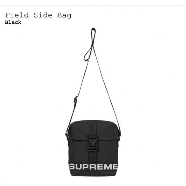 Supreme Side Bagsシュプリームサイドバック黒