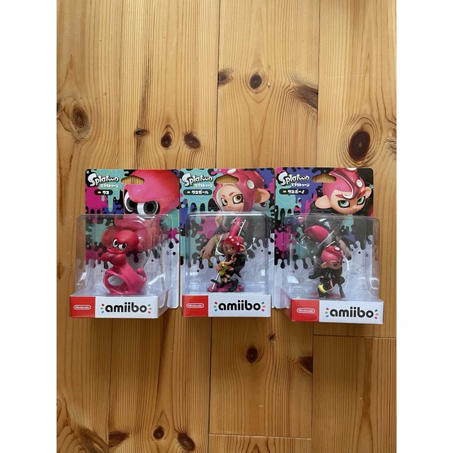 【新品】未使用 amiibo スプラトゥーン タコ タコボーイ タコガール