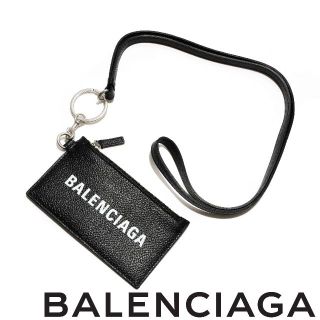 バレンシアガ(Balenciaga)の新品 BALENCIAGA CASH カードケース付きキーリング(コインケース/小銭入れ)