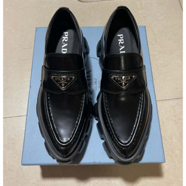 公式の店舗 PRADA - 美品 PRADA プラダ ローファー ローファー+革靴