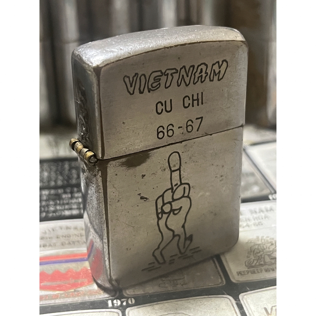 【ベトナムZIPPO】本物 1967年製ベトナムジッポー「米軍パイロットバッジ」