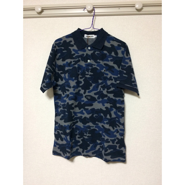 A BATHING APE(アベイシングエイプ)の新品 A BATHING APE アベイシングエイプ ポロシャツ カモフラ 迷彩 メンズのトップス(ポロシャツ)の商品写真