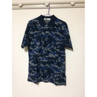 アベイシングエイプ(A BATHING APE)の新品 A BATHING APE アベイシングエイプ ポロシャツ カモフラ 迷彩(ポロシャツ)