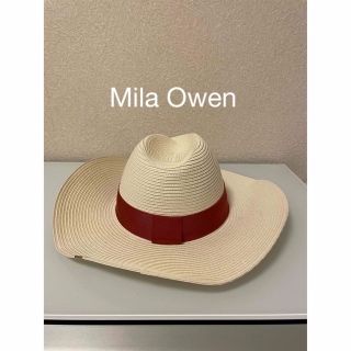 ミラオーウェン(Mila Owen)のミラオーウェン 中折れハット 帽子(麦わら帽子/ストローハット)