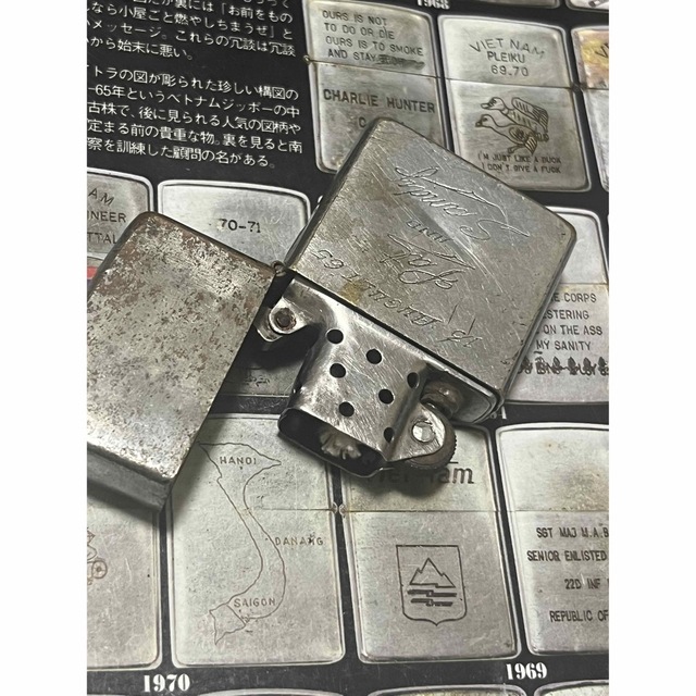 ベトナムZIPPO】本物 1964年製ベトナムジッポー「ハワイ」ヴィンテージ-