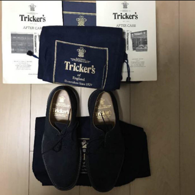 Trickers(トリッカーズ)の最終処分トリッカーズ　スエード　新品 メンズの靴/シューズ(ドレス/ビジネス)の商品写真