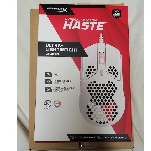 HyperX Pulsefire Haste ゲーミングマウス 4P5E4AA