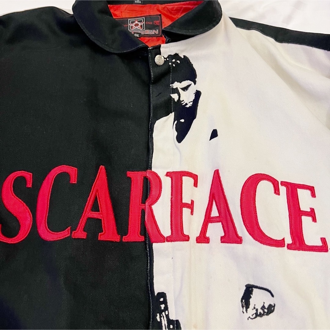 名作☆ジェフハミルトン スカーフェイス 刺繍アルパチーノ レーシング