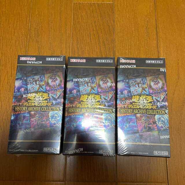 遊戯王 ヒストリーアーカイブコレクション ヒスコレ 3BOX 新品未開封